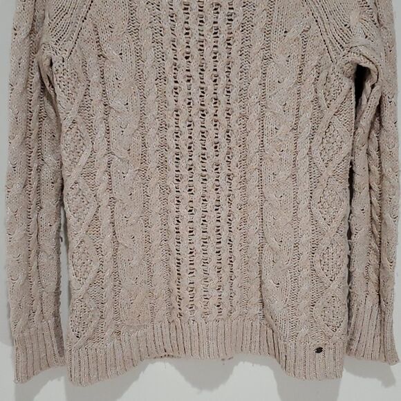 𝅺american Eagle XS pink crewneck knit sweater - Picture 3 of 7